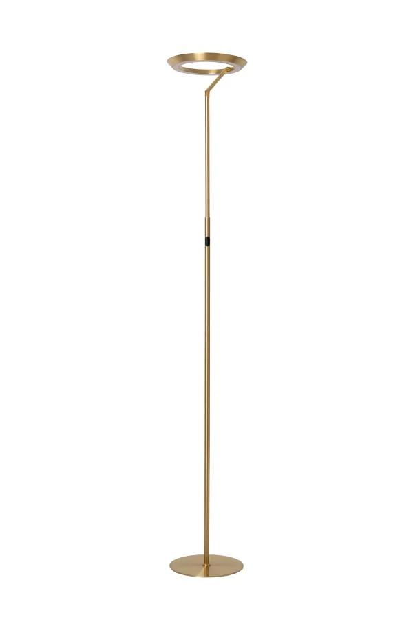 Lucide CELESTE - Lampadaire - Ø 28 cm - LED Dim. - 1x21W 2700K - Or Mat / Laiton - éteint